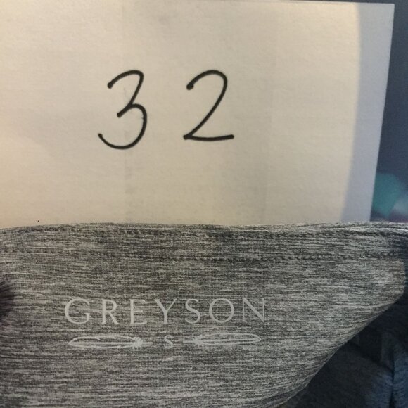Greyson Pullover Top Long Sleeve Womens S Gray 1/4 Zip Performance - Picture 10 of 10